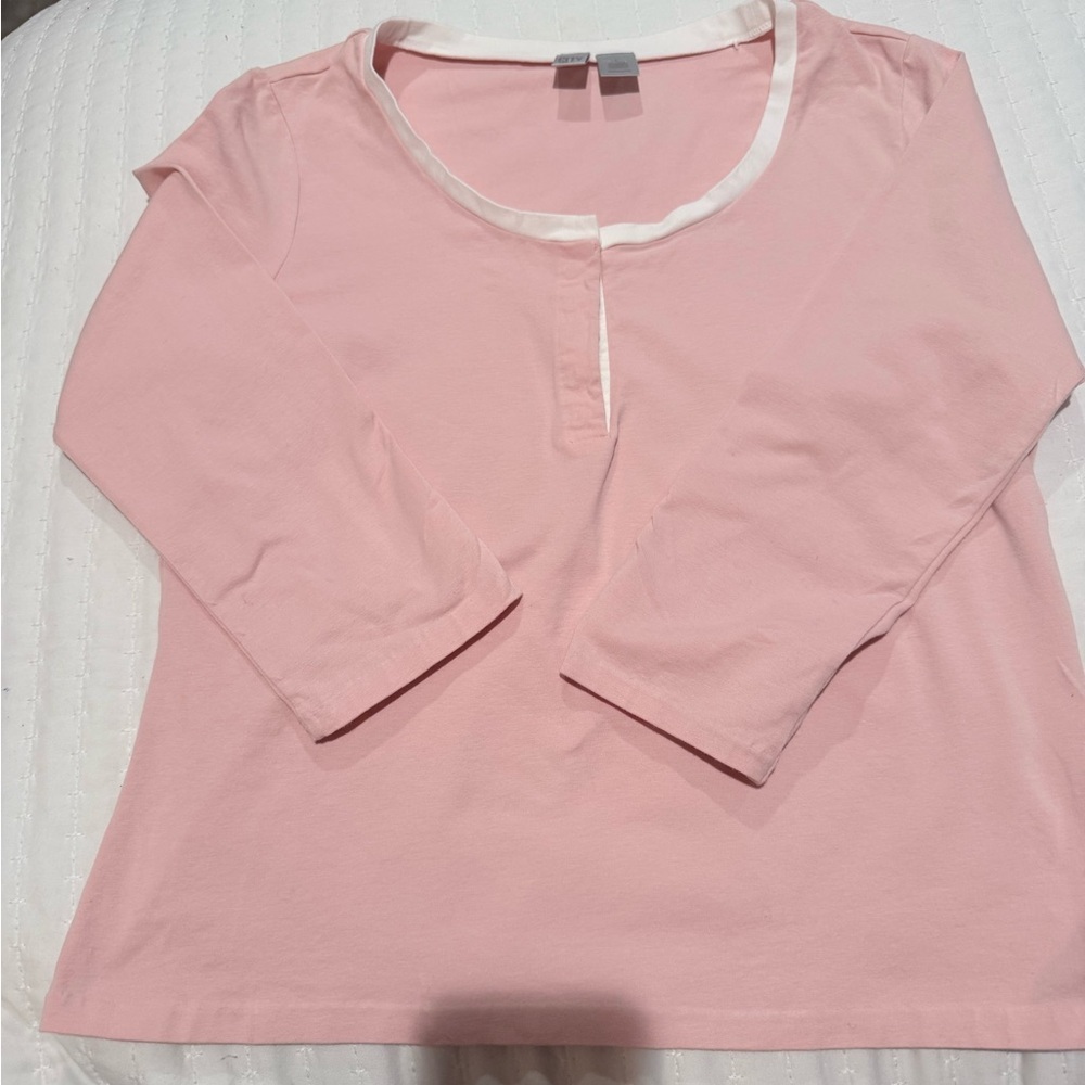 DKNY Soft Pink Top Size Large